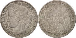 World Coins - Coin, France, Cérès, 50 Centimes, 1873, Paris, , Silver, KM:834.1