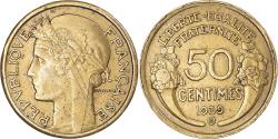 World Coins - Coin, France, Morlon, 50 Centimes, 1939, Bruxelles, , Aluminum-Bronze