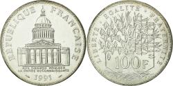 World Coins - Coin, France, Panthéon, 100 Francs, 1991, Paris, , Silver, KM:951.1