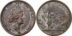 World Coins - France, Medal, Louis XIV, Prise de Douai, 1667, Silvered bronze, Mauger
