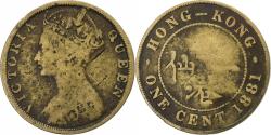World Coins - Hong Kong, Victoria, Cent, 1881, Bronze, , KM:4.3