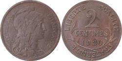 World Coins - Coin, France, Dupuis, 2 Centimes, 1920, Paris, , Bronze, KM:841