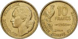 World Coins - France, 10 Francs, Guiraud, 1958, Paris, Cupro-Aluminium,