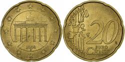 World Coins - GERMANY - FEDERAL REPUBLIC, 20 Euro Cent, 2006, Munich, Brass, , KM:211
