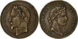 World Coins - France, Token, Napoléon Ier, Napoléon III, Empereurs, Brass,