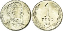World Coins - Coin, Chile, Peso, 1989, Santiago, , Aluminum-Bronze, KM:216.2
