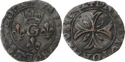World Coins - Principality of Dombes, Gaston d'Orléans, Liard, 1642, Trévoux, Copper