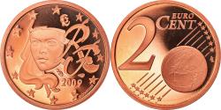 World Coins - France, 2 Euro Cent, 2009, Paris, Proof, , Copper Plated Steel