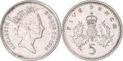 World Coins - Coin, Great Britain, 5 Pence, 1995