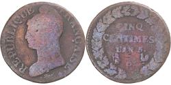 World Coins - Coin, France, Dupré, 5 Centimes, AN 5, Orléans, , Copper, Gadoury:126