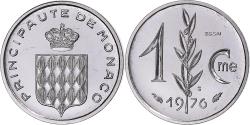 World Coins - Coin, Monaco, Rainier III, Centime, 1976, Monnaie de Paris, ESSAI,
