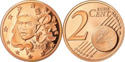 World Coins - France, 2 Euro Cent, 2008, BE, , Copper Plated Steel, KM:1283