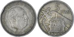 World Coins - Coin, Spain, Caudillo and regent, 5 Pesetas, 1964, , Copper-nickel