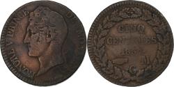 World Coins - Monaco, Honore V, 5 Centimes, 1837, Monaco, Copper, , Gadoury:MC 102