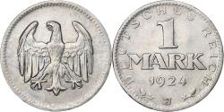 World Coins - GERMANY, WEIMAR REPUBLIC, Mark, 1924, Hambourg, Silver, , KM:42