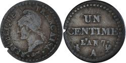 World Coins - Coin, France, Dupré, Centime, AN 7, Paris, , Bronze, KM:646
