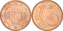 World Coins - Malta, Euro Cent, 2008, , Copper Plated Steel, KM:New