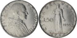 World Coins - Coin, VATICAN CITY, Pius XII, 50 Lire, 1955, , Stainless Steel, KM:54.1