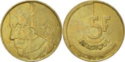 World Coins - Coin, Belgium, 5 Francs, 5 Frank, 1987, , Brass Or Aluminum-Bronze