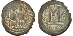 Ancient Coins - Coin, Justin II, Follis, Nicomedia, , Copper, Sear:369