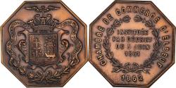 World Coins - France, Token, Chambre de Commerce d'Elbeuf, Business & industry, 1862