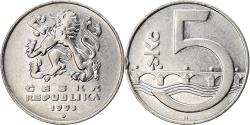 World Coins - Coin, Czech Republic, 5 Korun, 1993, , Nickel plated steel, KM:8
