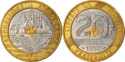 World Coins - Coin, France, Mont Saint Michel, 20 Francs, 1992, Paris,