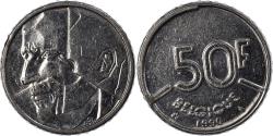 World Coins - Coin, Belgium, 50 Francs, 50 Frank, 1990