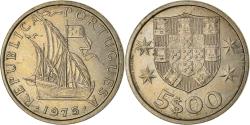 World Coins - Coin, Portugal, 5 Escudos, 1975, , Copper-nickel, KM:591