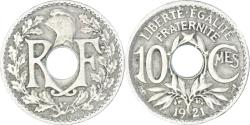 World Coins - Coin, France, 10 Centimes, 1921