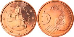 World Coins - San Marino, 5 Euro Cent, 2008, Rome, , Copper Plated Steel, KM:442