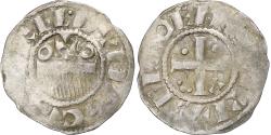 World Coins - County of Champagne, Denier, ca. 1050-1100, Provins & Sens, Billon,