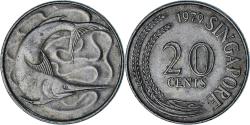 World Coins - Singapore, 20 Cents, 1979