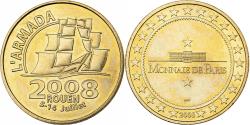 World Coins - France, Token, Rouen - Armada, 2008, Copper-nickel Aluminium, Monnaie de Paris