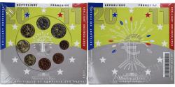 World Coins - France, Coffret 1c. à 2€, 2011, Monnaie de Paris, BU,