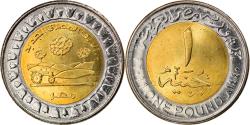 World Coins - Coin, Egypt, Nouvelle campagne égyptienne, Pound, 2019, , Bi-Metallic