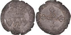 World Coins - Coin, France, Henri III, Double Sol Parisis, 1584, Dijon, , Billon