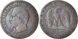 World Coins - Coin, France, Napoleon III, Napoléon III, 5 Centimes, 1855, Lyon, chien