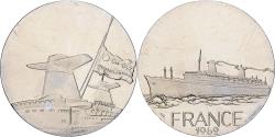 World Coins - France, Medal, Compagnie Générale Transatlantique, France, Copper-nickel, C.