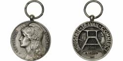 World Coins - France, Industrie-Travail-Commerce, Medal, 1961, Excellent Quality, Silvered