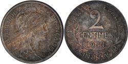World Coins - Coin, France, Dupuis, 2 Centimes, 1911, Paris, , Bronze, KM:841