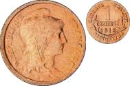 World Coins - Coin, France, Dupuis, Centime, 1919, Paris, , Bronze, KM:840, Gadoury:90