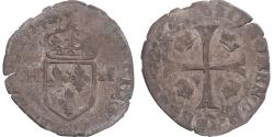 World Coins - Coin, France, Henri III, Douzain aux deux H, 1594, , Billon