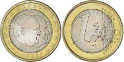 World Coins - Monaco, Rainier III, Euro, 2002, Paris, , Bi-Metallic, Gadoury:MC178