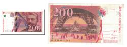 World Coins - France, 200 Francs, Eiffel, 1995, AU(50-53), Fayette:75.1, KM:159a