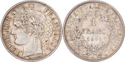 World Coins - France, 1 Franc, Cérès, 1849, Paris, Silver, , Gadoury:457