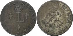 World Coins - France, Louis XV, Double Sol, 1742, Paris, Billon, , Gadoury:281