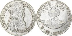 World Coins - Bolivia, 4 Soles, 1830, Potosi, Silver, , KM:96a.2