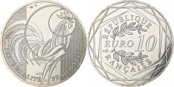 World Coins - France, 10 Euro, Coq, 2016, MDP, , Silver