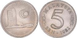 World Coins - Coin, Malaysia, 5 Sen, 1982